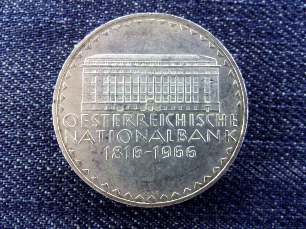 Ausztria A Nemzeti Bank 150. évfordulója .900 ezüst 50 Schilling 1966