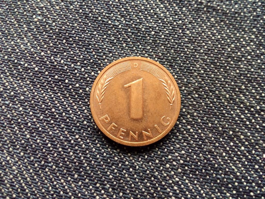 Németország Szövetségi Köztársaság (1949-1990) réz borítású acél 1 Pfennig 1983 D
