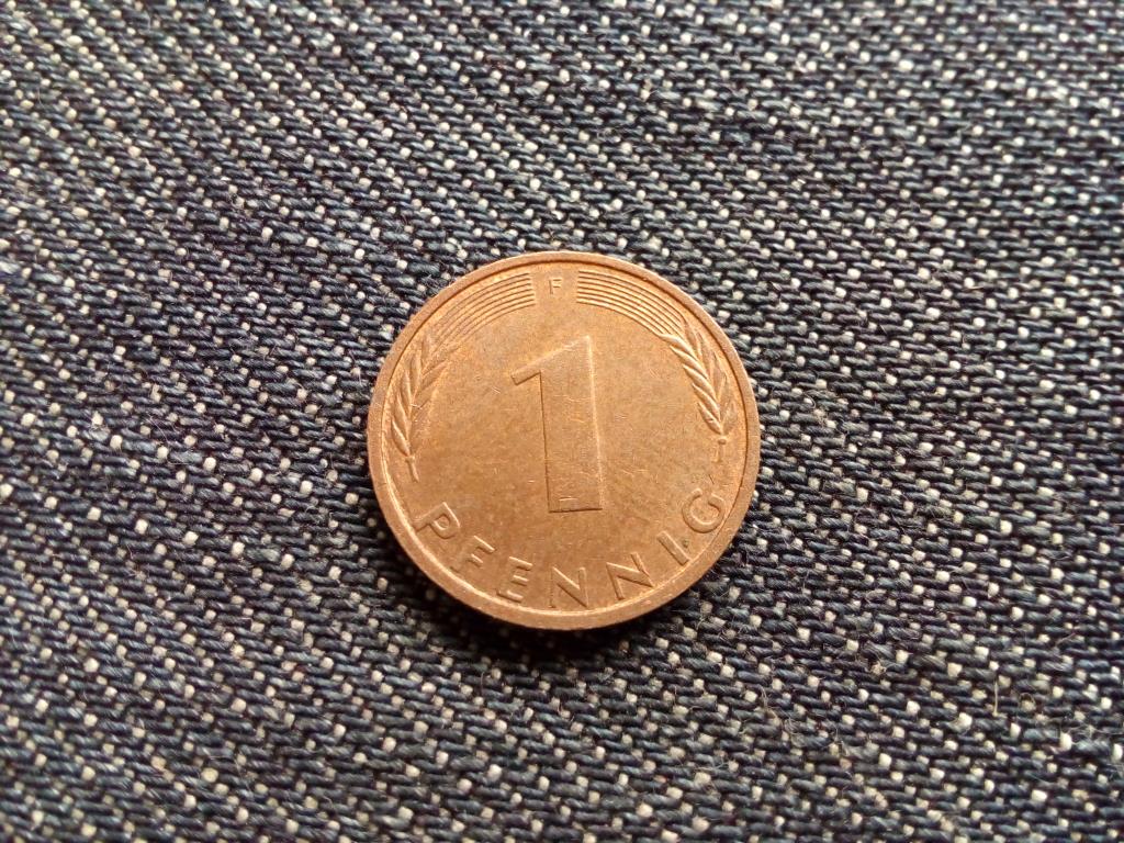 Németország Szövetségi Köztársaság (1949-1990) réz borítású acél 1 Pfennig 1976 F
