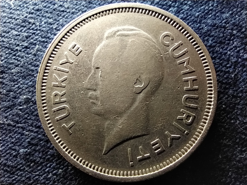 Törökország ritka .833 ezüst 1 Líra 1940