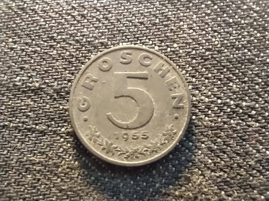 Ausztria cink 5 Groschen 1955