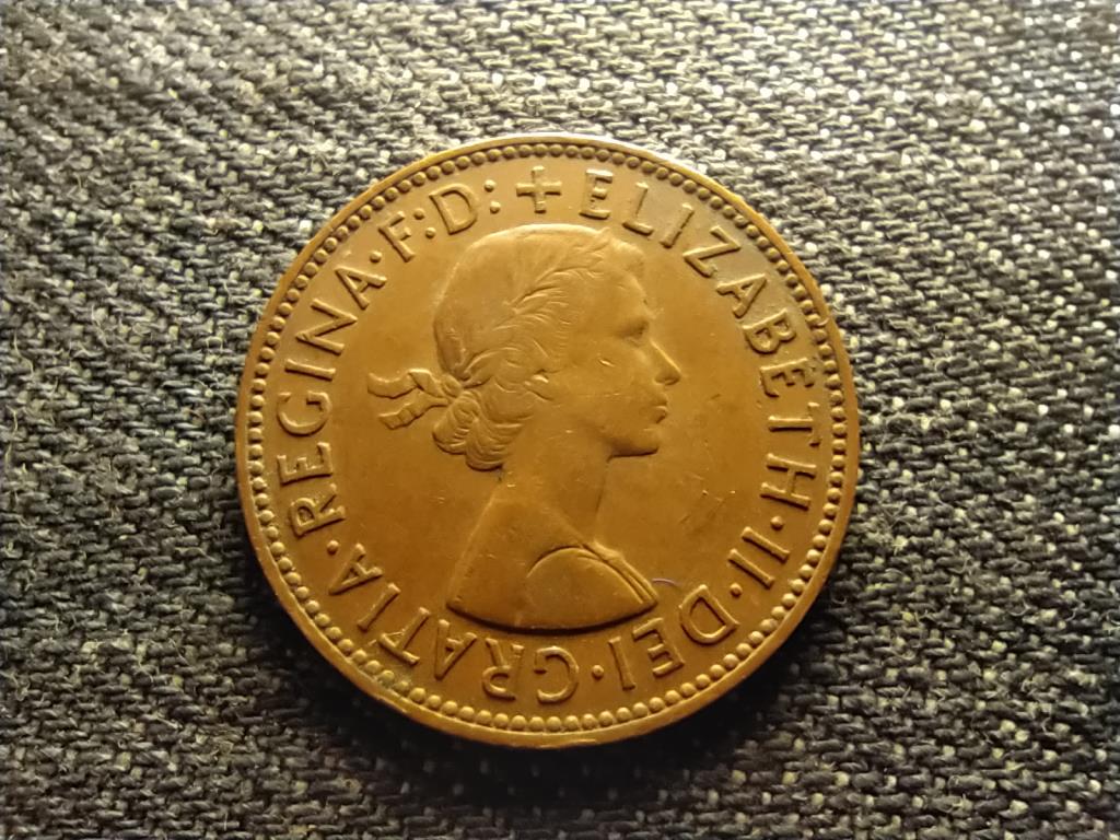 Anglia II. Erzsébet 1/2 Penny 1959