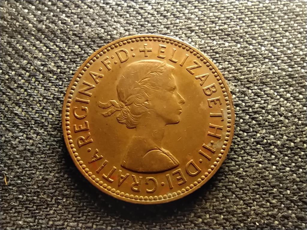 Anglia II. Erzsébet 1/2 Penny 1959