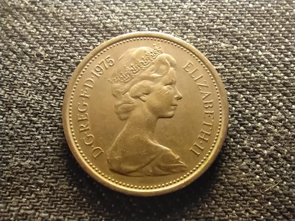 Anglia II. Erzsébet (1952-) 5 Új Penny 1975