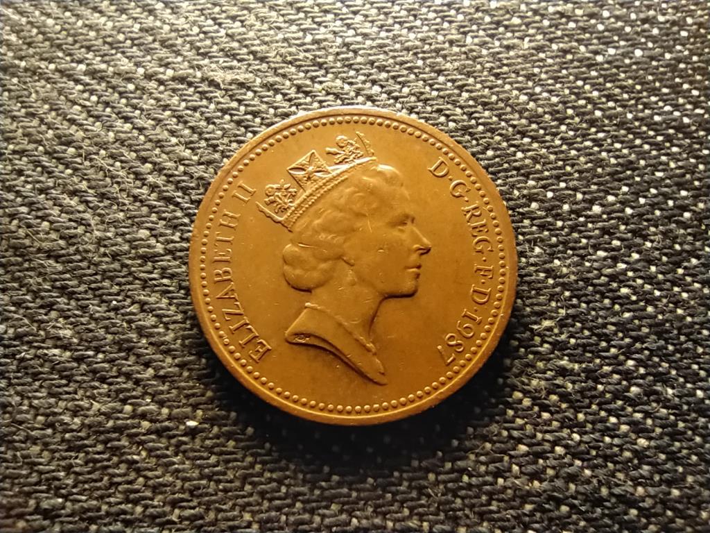 Anglia II. Erzsébet (1952-) 1 Penny 1987