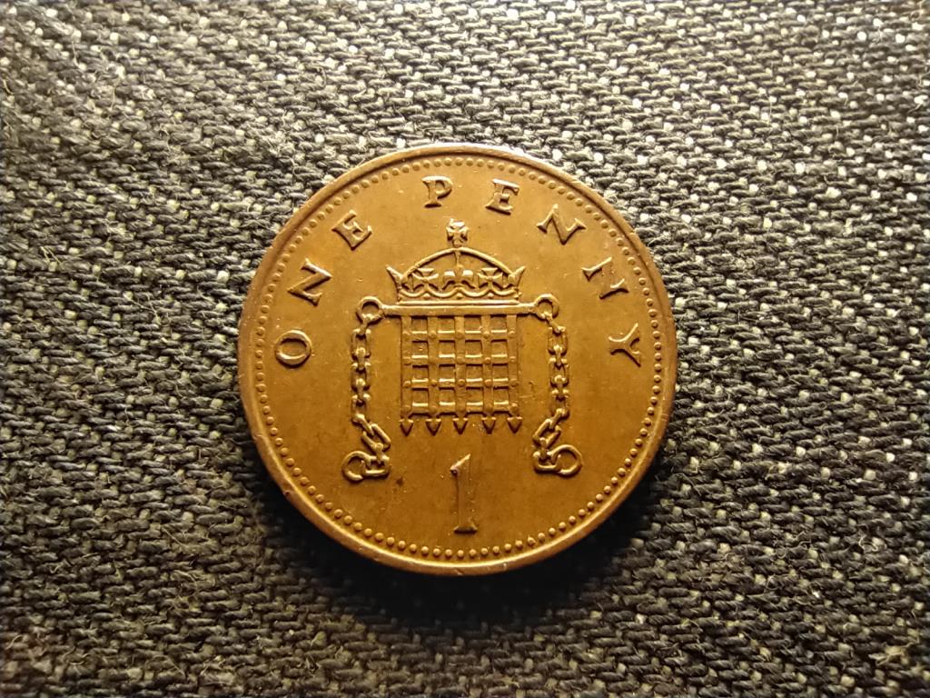 Anglia II. Erzsébet (1952-) 1 Penny 1987