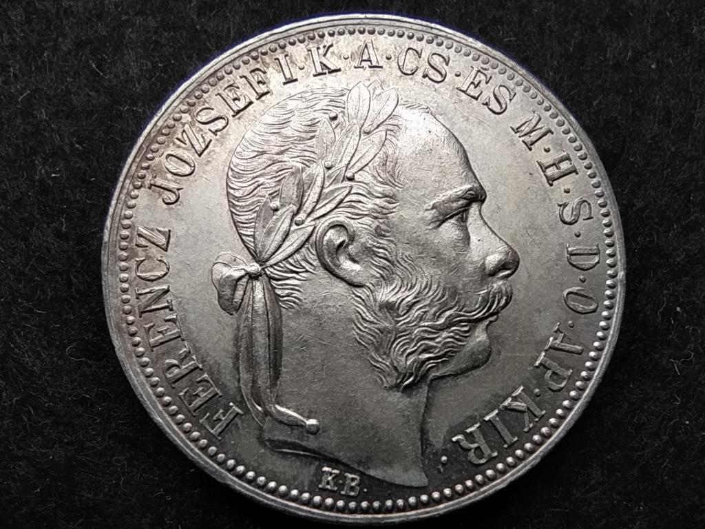 Magyarország I. Ferenc József (1848-1916) .900 Ezüst 1 Forint 1888 KB