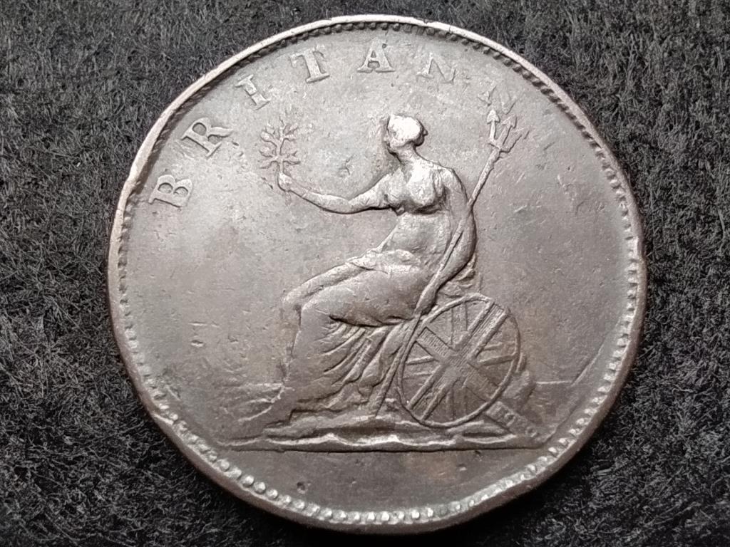Anglia III. György (1760-1820) 1/2 Penny 1806