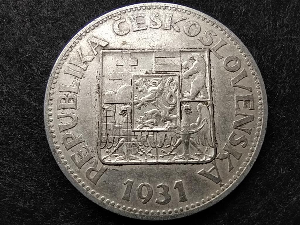 Csehszlovákia Első Köztársaság (1918-1938) .700 Ezüst 10 Korona 1931