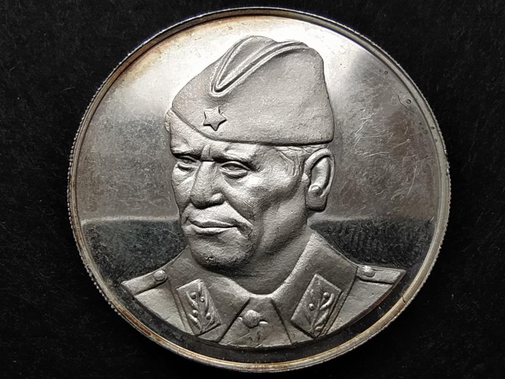 Jugoszlávia ritkább Tito .925 ezüst emlékérem 1984