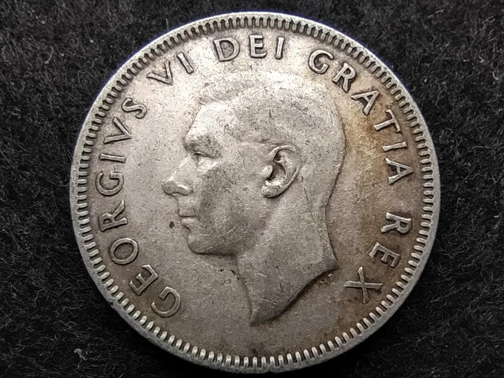Kanada VI. György .800 ezüst 25 Cent 1951