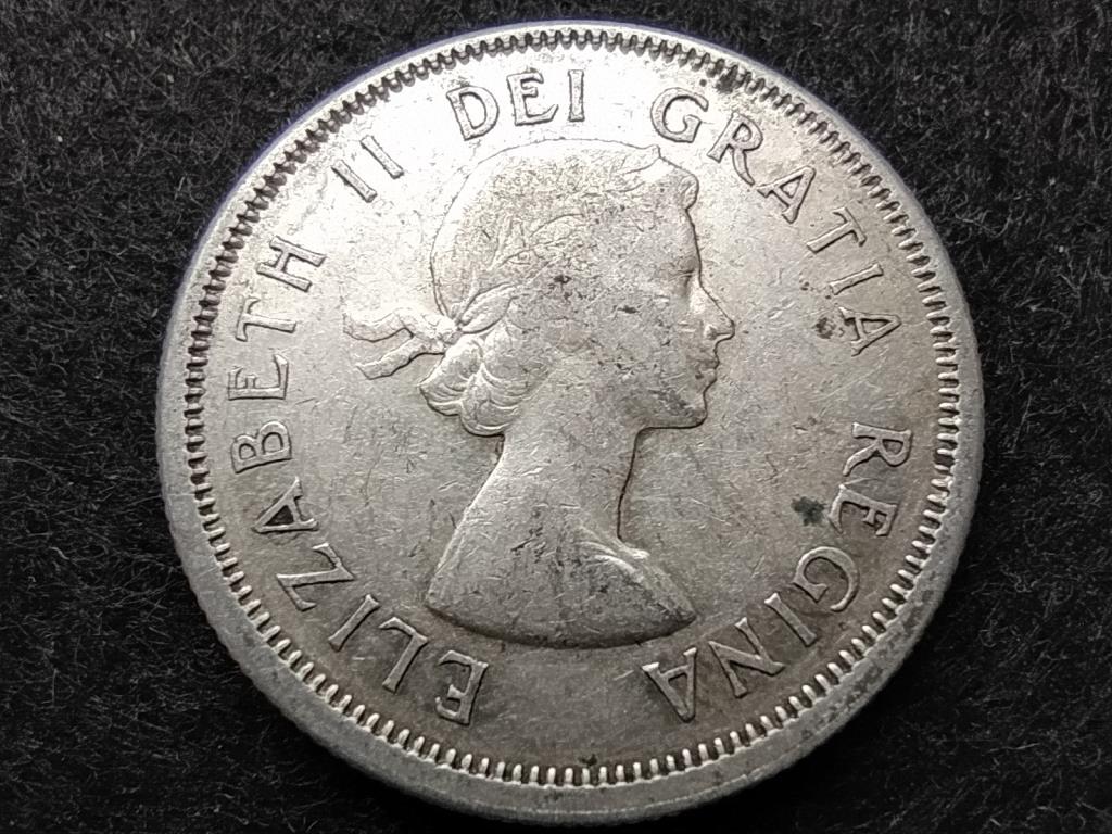 Kanada II. Erzsébet .800 ezüst 25 Cent 1963