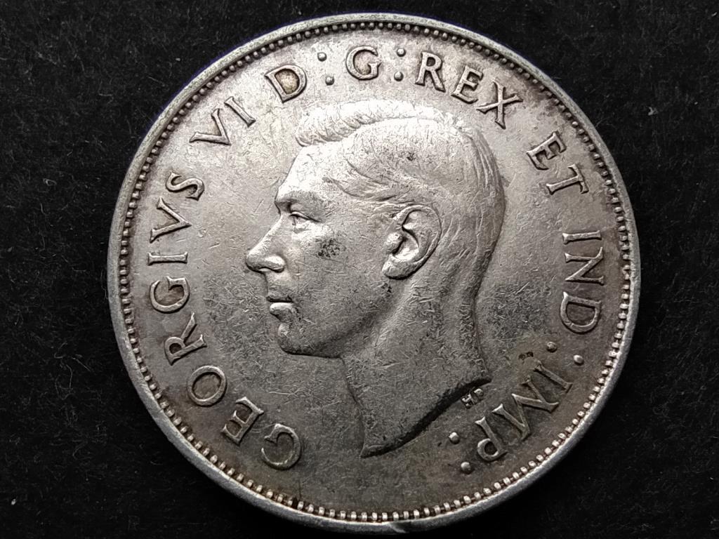 Kanada VI. György .800 ezüst 50 Cent 1943