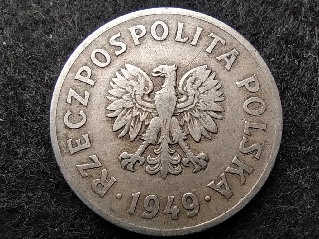 Lengyelország Második Köztársaság (1944-1952) 50 groszy réz-nikkel 1949