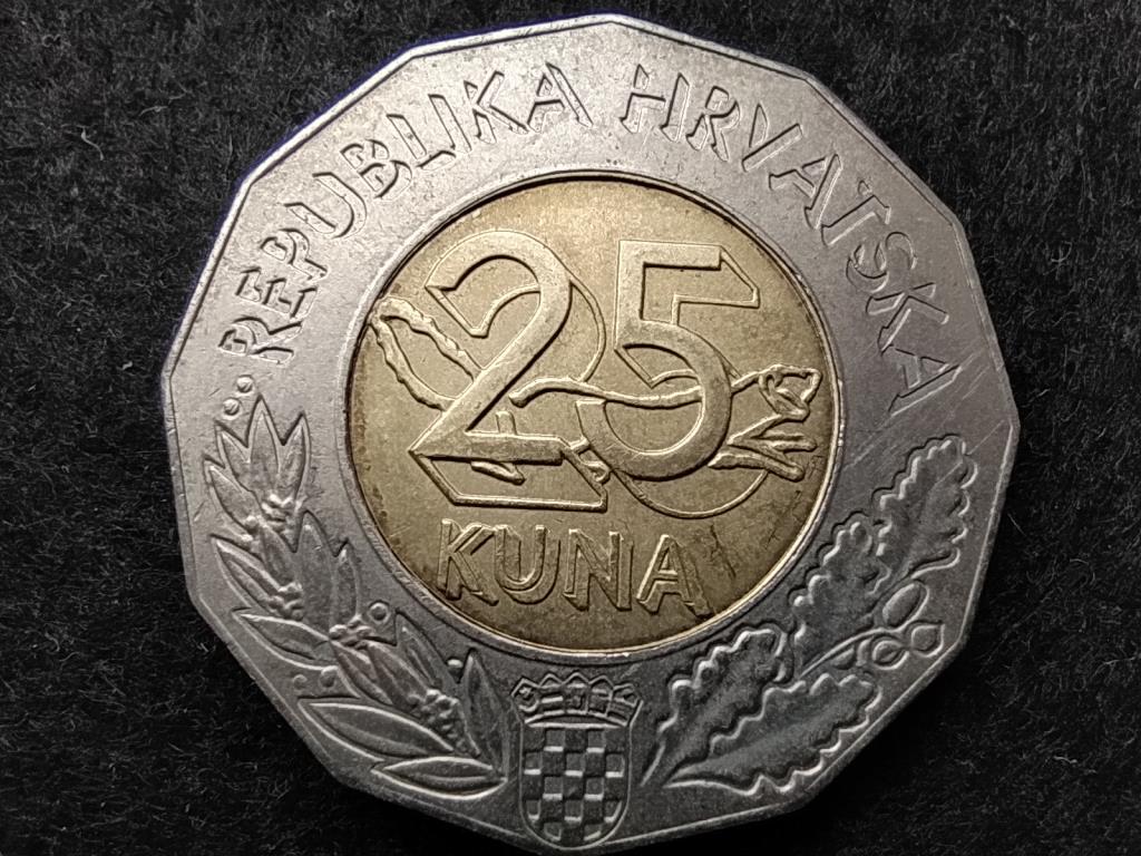 Horvátország Duna Régió 25 Kuna 1997