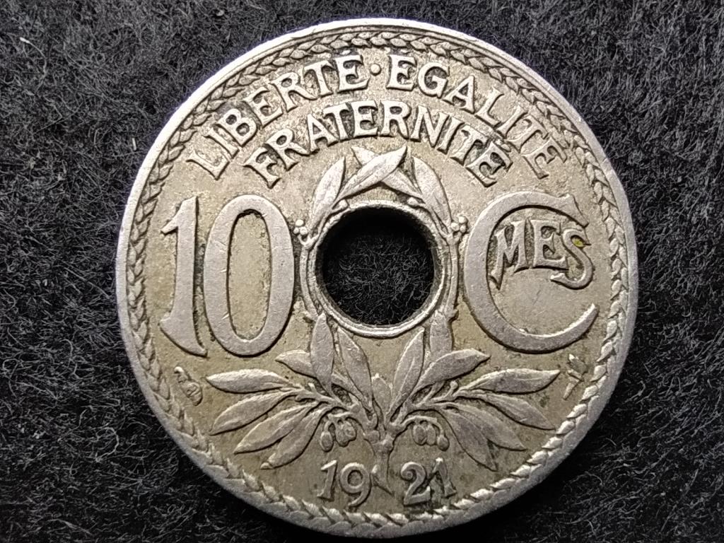 Franciaország Harmadik Köztársaság 10 Centimes 1921