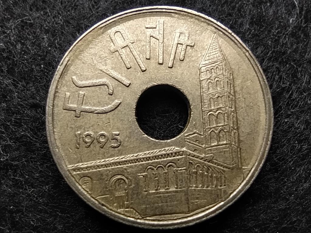 Spanyolország Kasztília és León 25 Peseta 1995