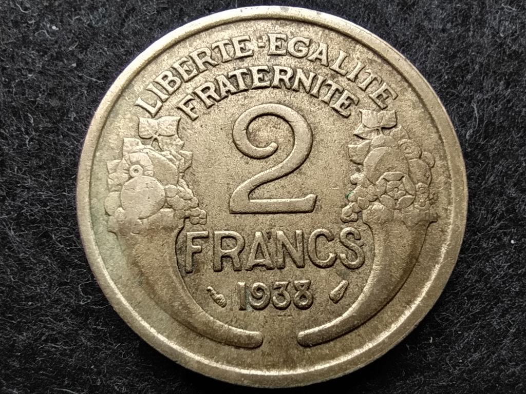 Franciaország Harmadik Köztársaság 2 frank 1938