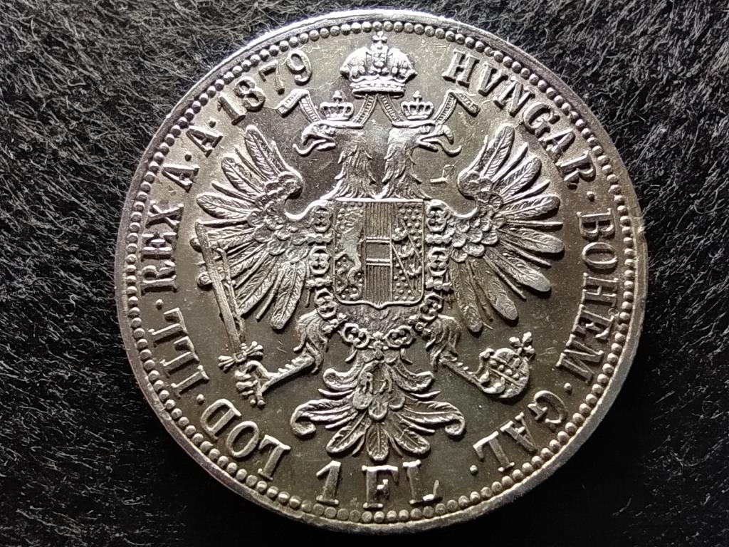 Ausztria Ferenc József .900 ezüst 1 Florin 1879