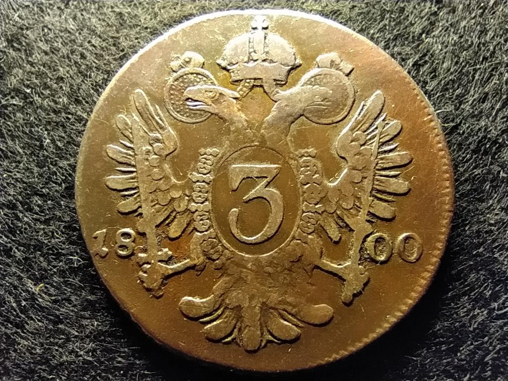 Ausztria II. Ferenc 3 Krajcár 1800 S