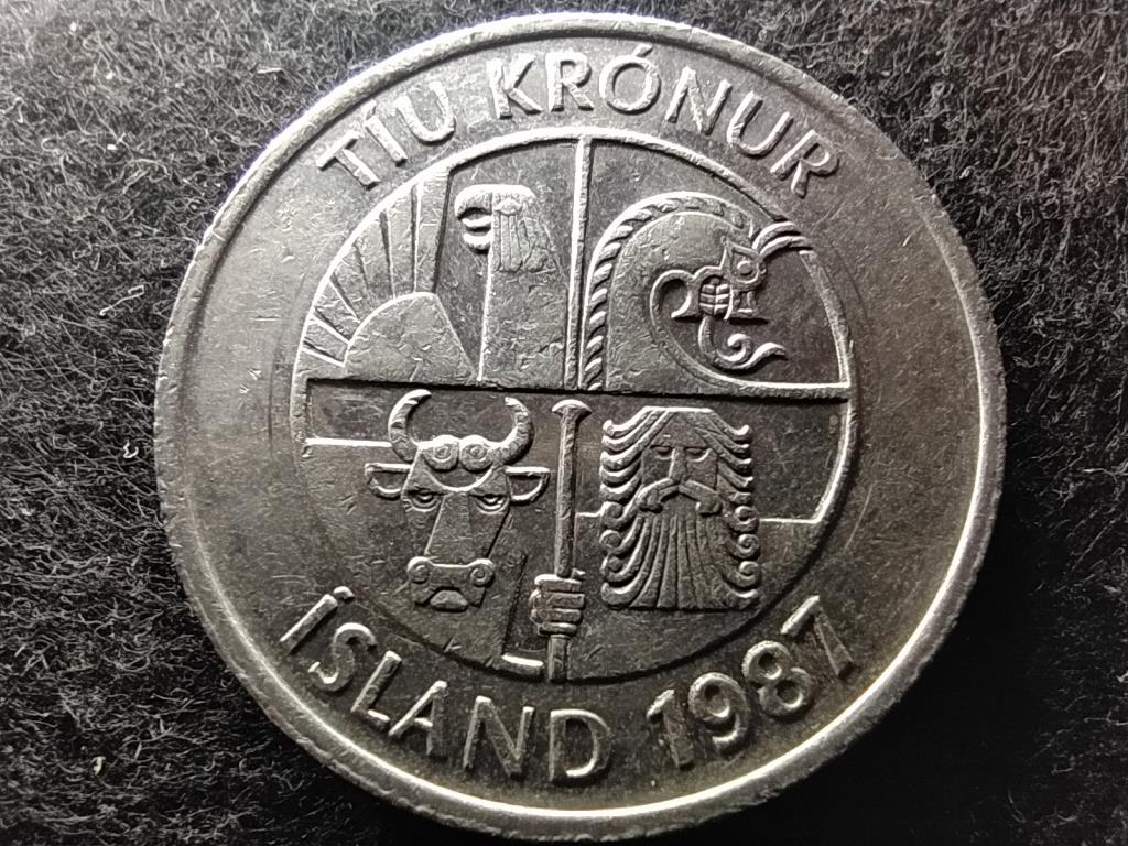 Izland 10 Korona 1987