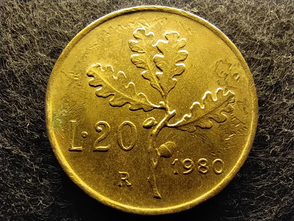 Olaszország Köztársaság (1946-) 20 Líra 1980 R