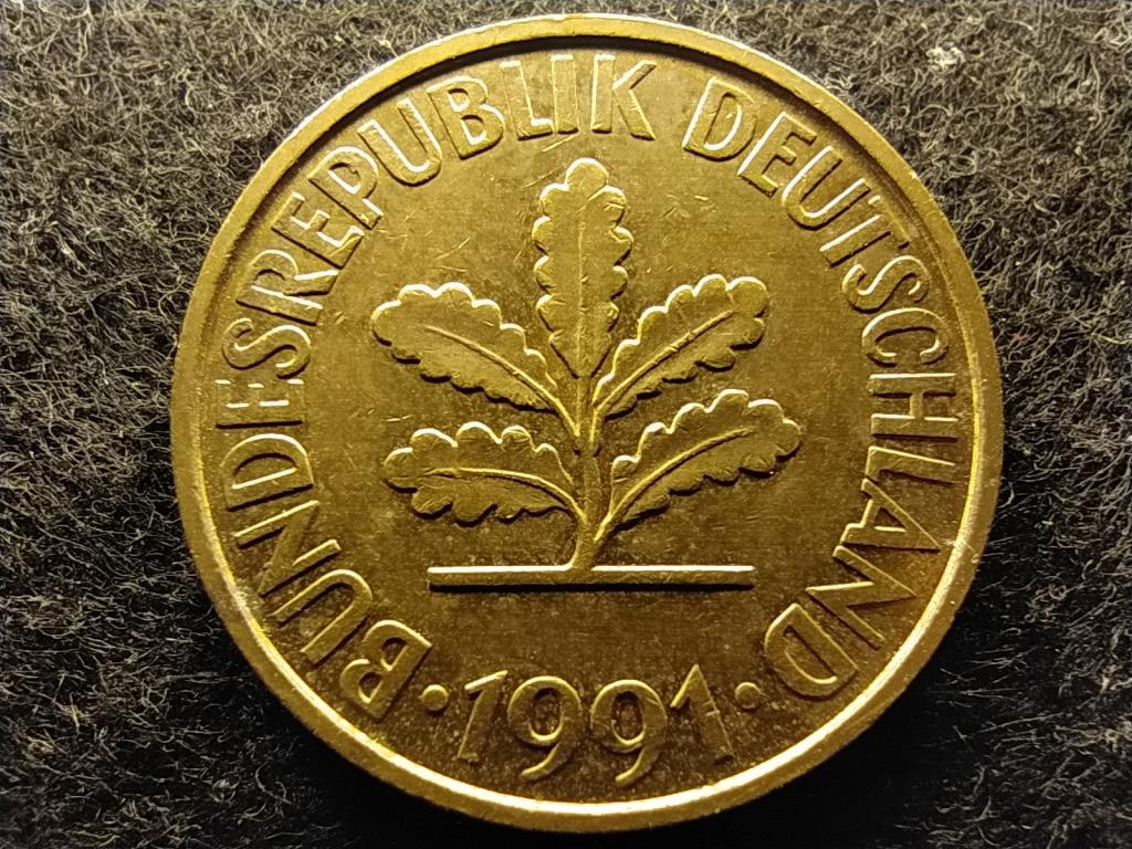 Németország 10 Pfennig 1991 F