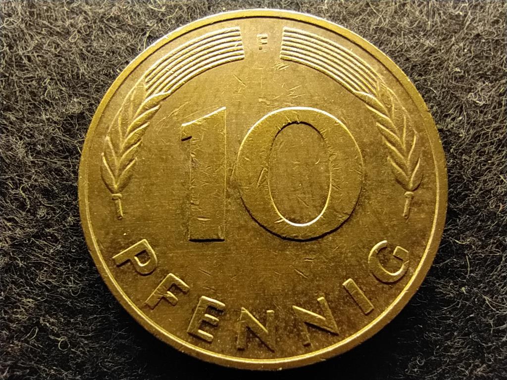 Németország 10 Pfennig 1991 F