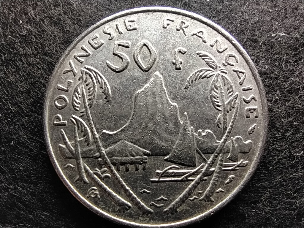 Francia Polinézia 50 frank 1975