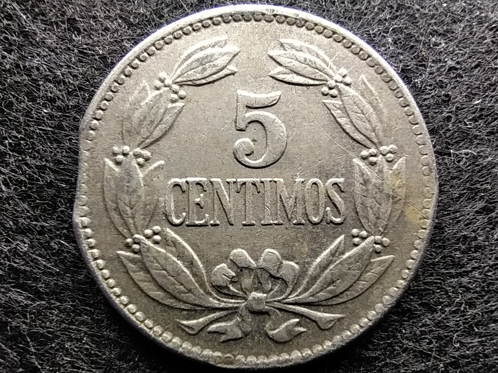 Venezuela 5 céntimo 1958 kicsípett verdehibás