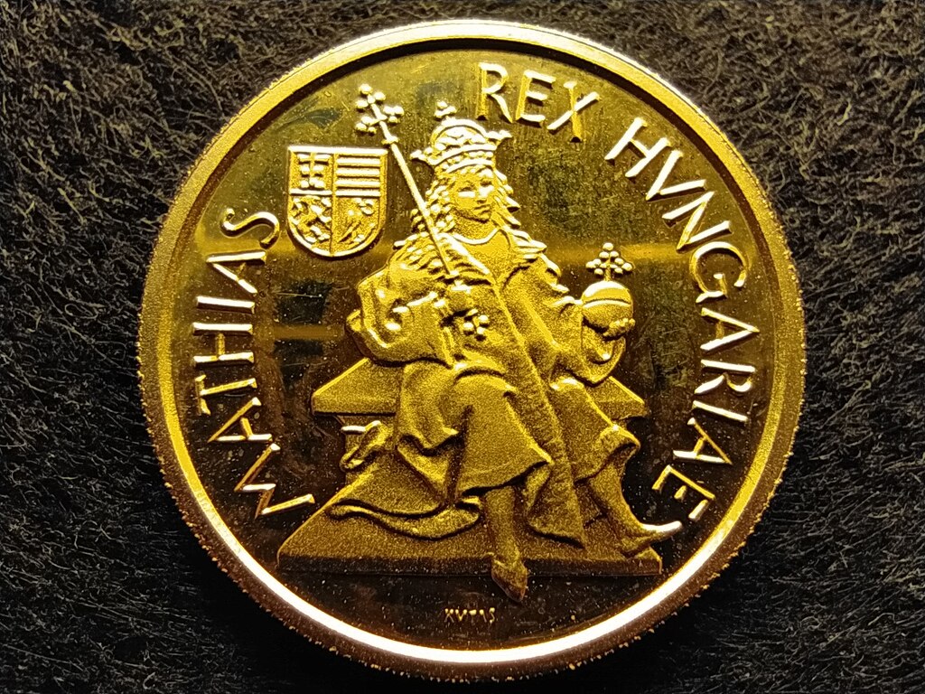 Mathias Rex Hvngariae arany 5000 Forint 6,982g 1990 BP PP