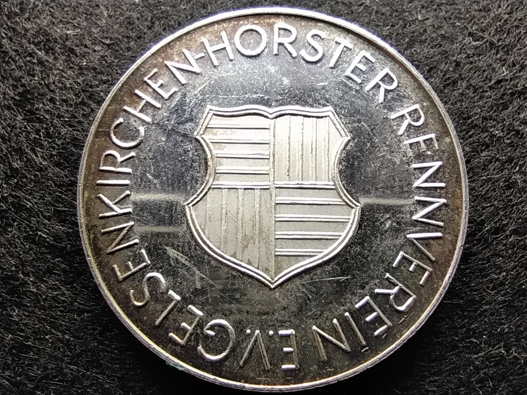 Gelsenkirchen-Horster Versenyklub 1988 .999 ezüst emlékérem 11,8g