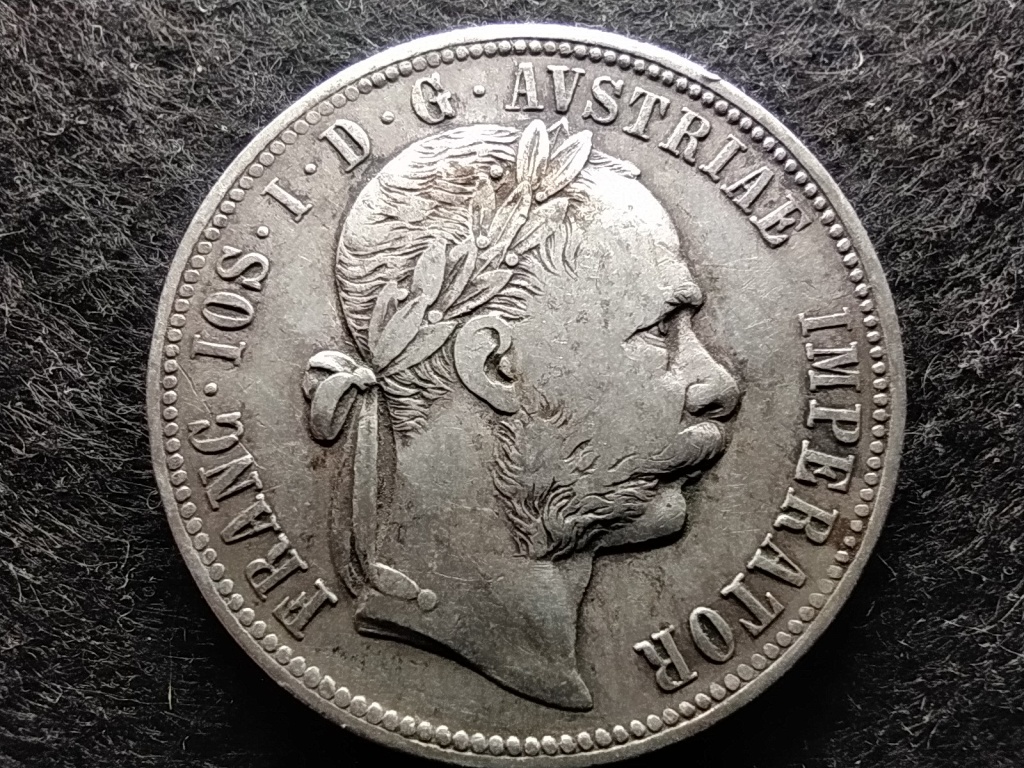 Ausztria Ferenc József .900 ezüst 1 Florin 1878