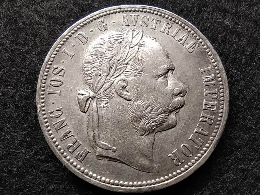 Ausztria Ferenc József .900 ezüst 1 Florin 1880