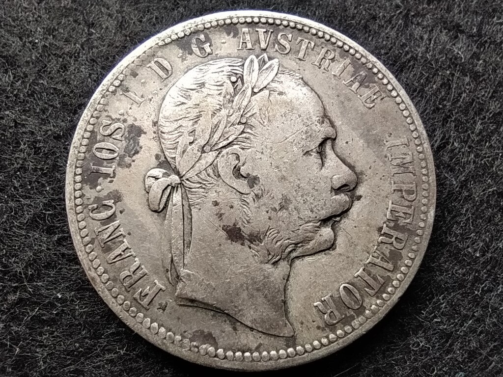 Ausztria Ferenc József .900 ezüst 1 Florin 1879