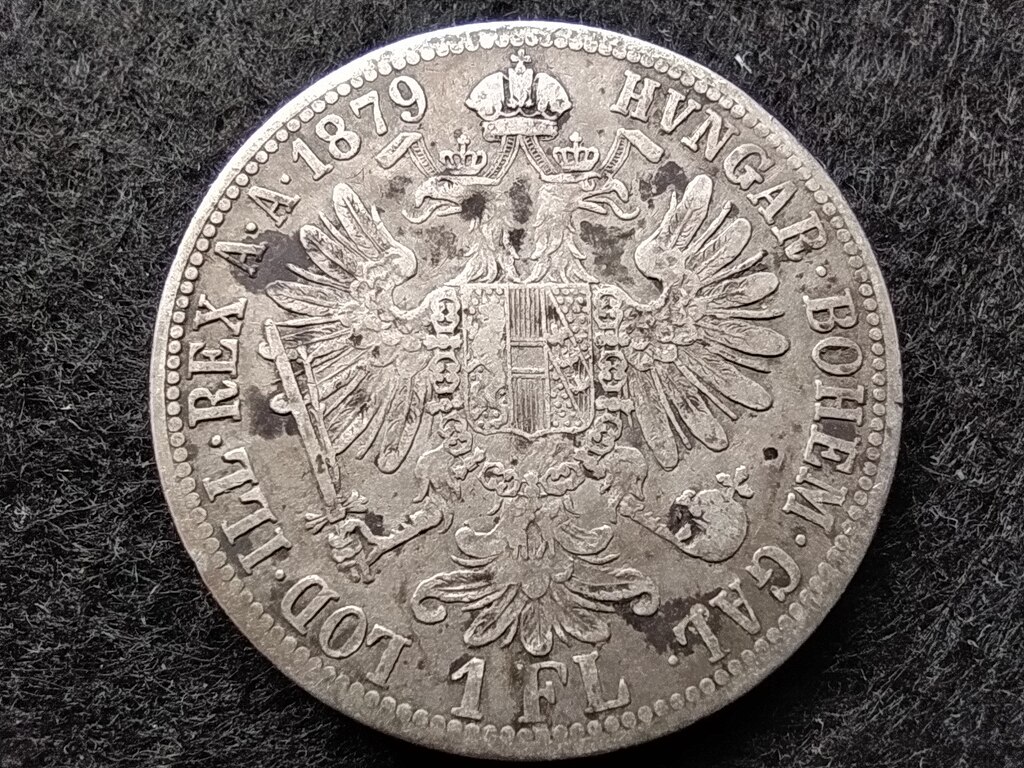 Ausztria Ferenc József .900 ezüst 1 Florin 1879