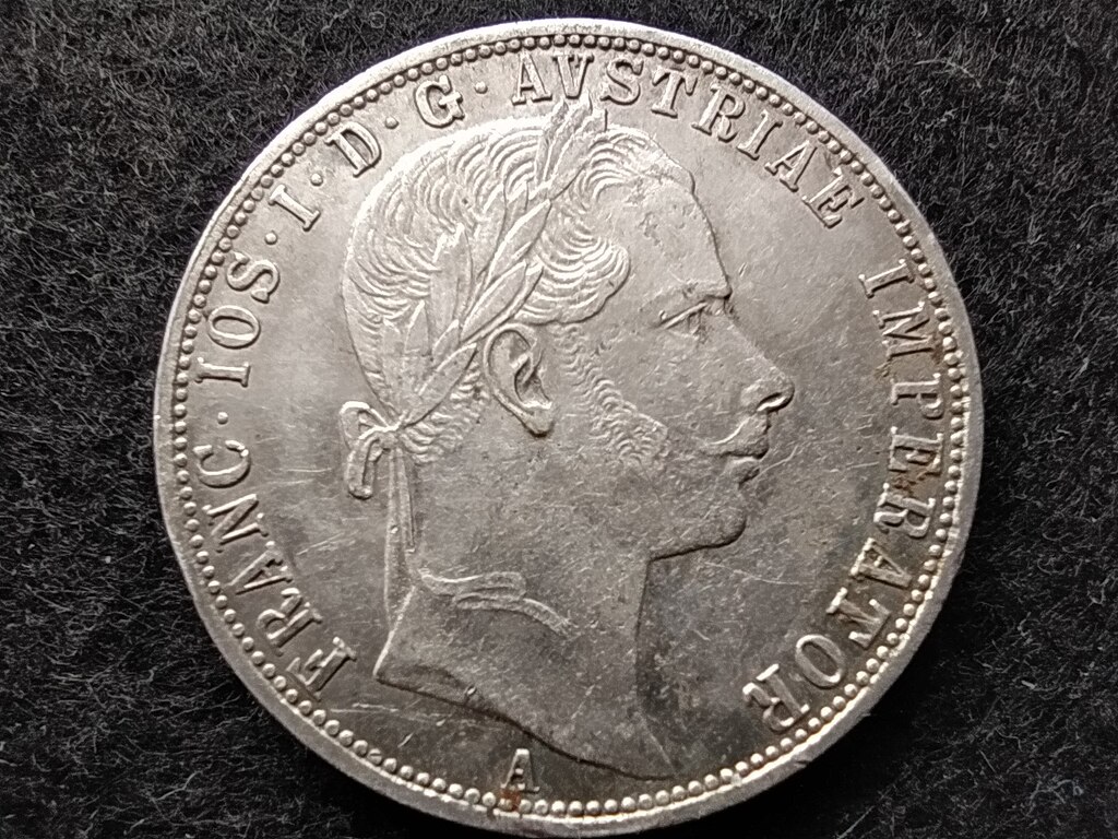 Ausztria Ferenc József .900 ezüst 1 Florin 1859 B