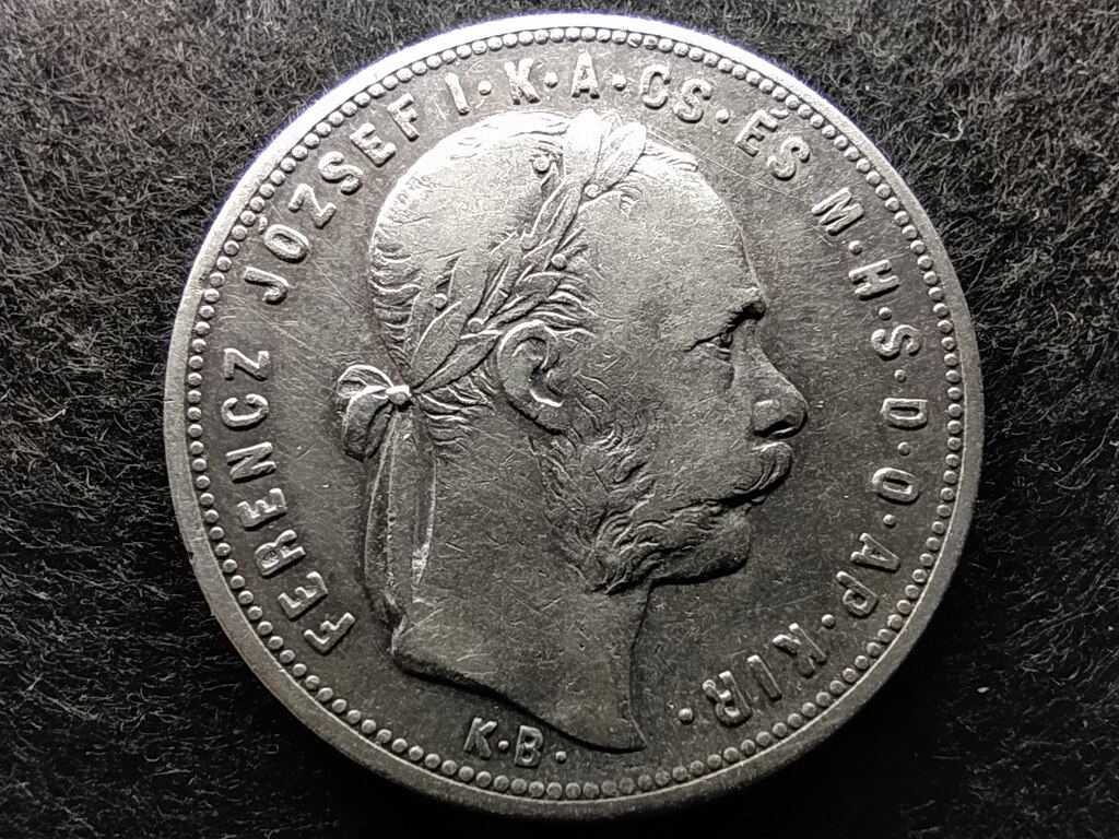 Osztrák-Magyar Forint .900 ezüst 1 Forint 1881 KB