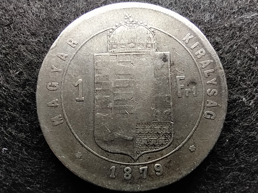 Osztrák-Magyar Forint .900 ezüst 1 Forint 1879 KB