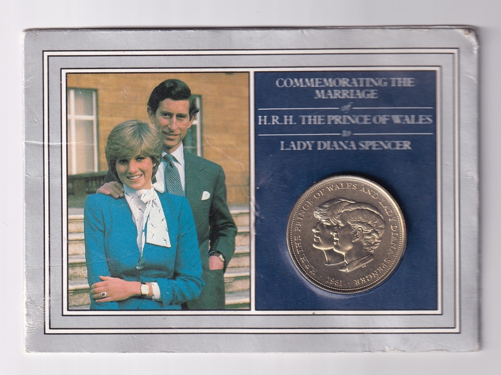 Anglia Károly herceg és Lady Diana Spencer esküvője 25 Új Penny 1981 BU