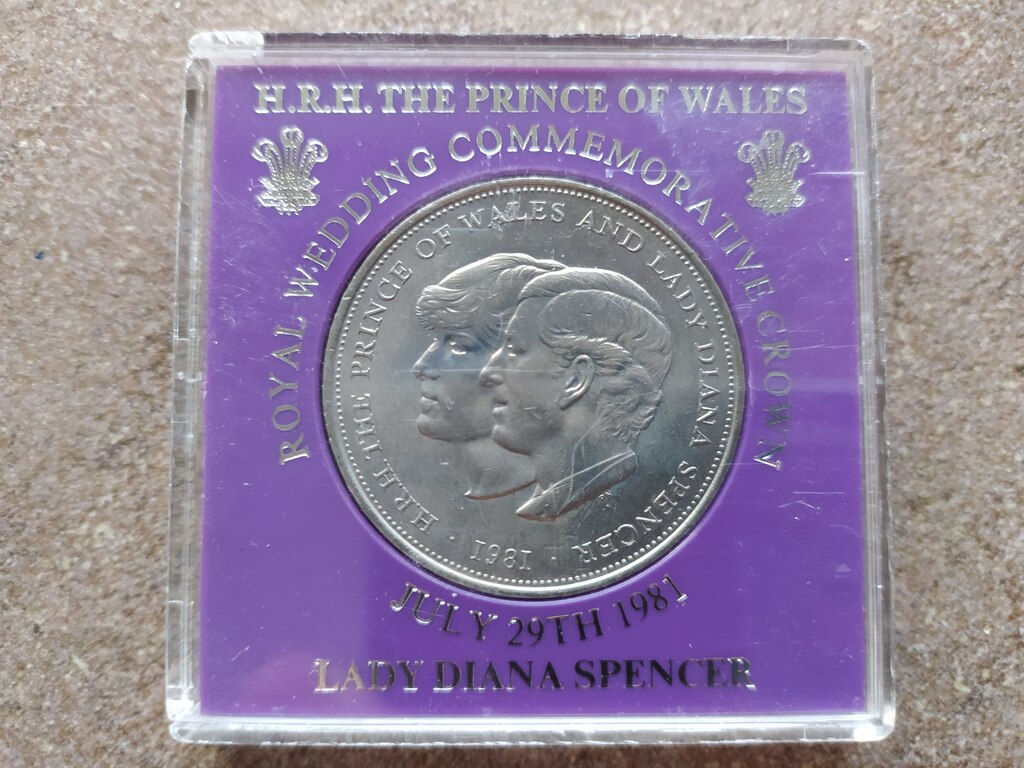 Anglia Károly herceg és Lady Diana Spencer esküvője 25 Új Penny 1981 BU