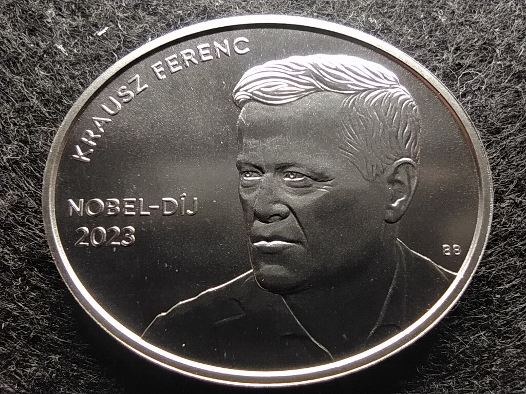 Magyarország Magyar Nobel-díjasok Krausz Ferenc 3000 Forint 2024 BP BU