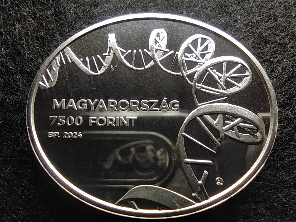 Magyarország Magyar Nobel-díjasok Karikó Katalin .925 Ezüst 7500 Forint 2024 BP PP