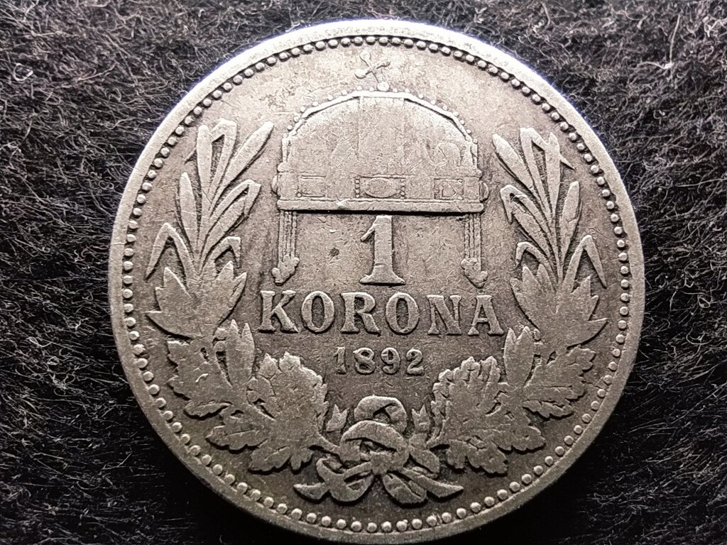 Magyarország I. Ferenc József (1848-1916) .835 Ezüst 1 Korona 1892 KB