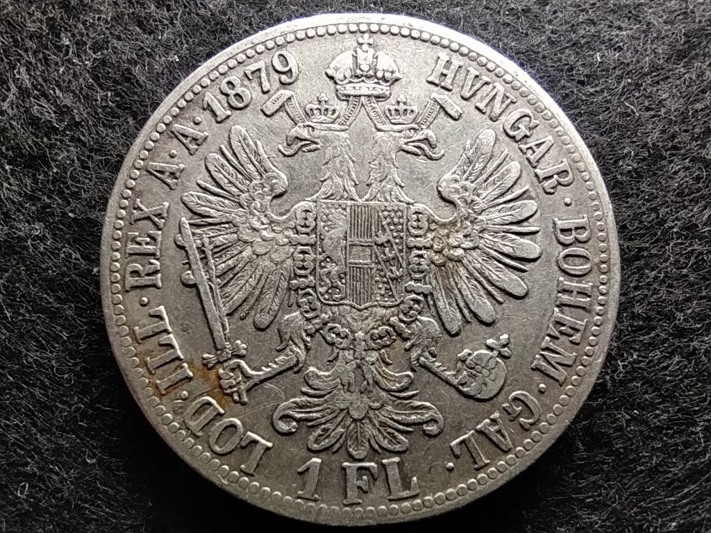 Ausztria Ferenc József .900 ezüst 1 Florin 1878