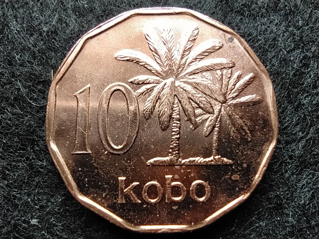 Nigéria 10 Kobo 1991