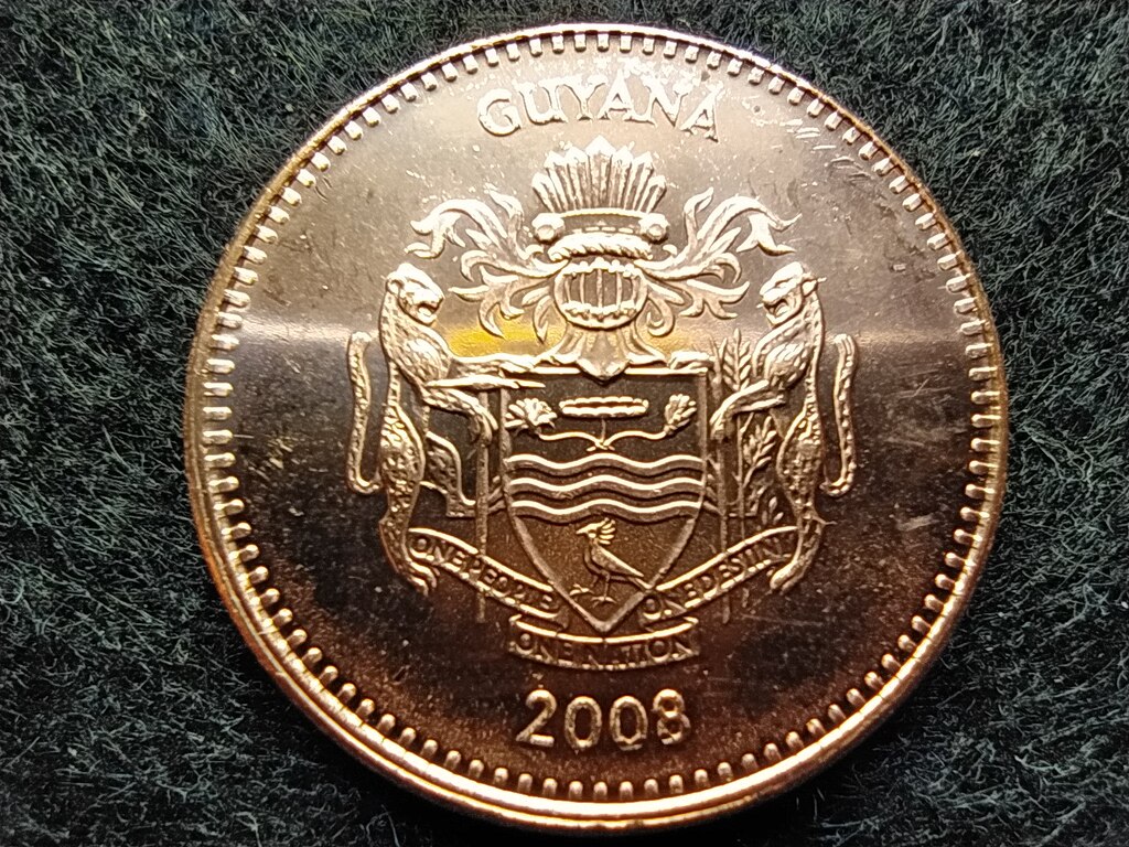 Guyana Köztársaság (1970-) 5 Dollár 2008