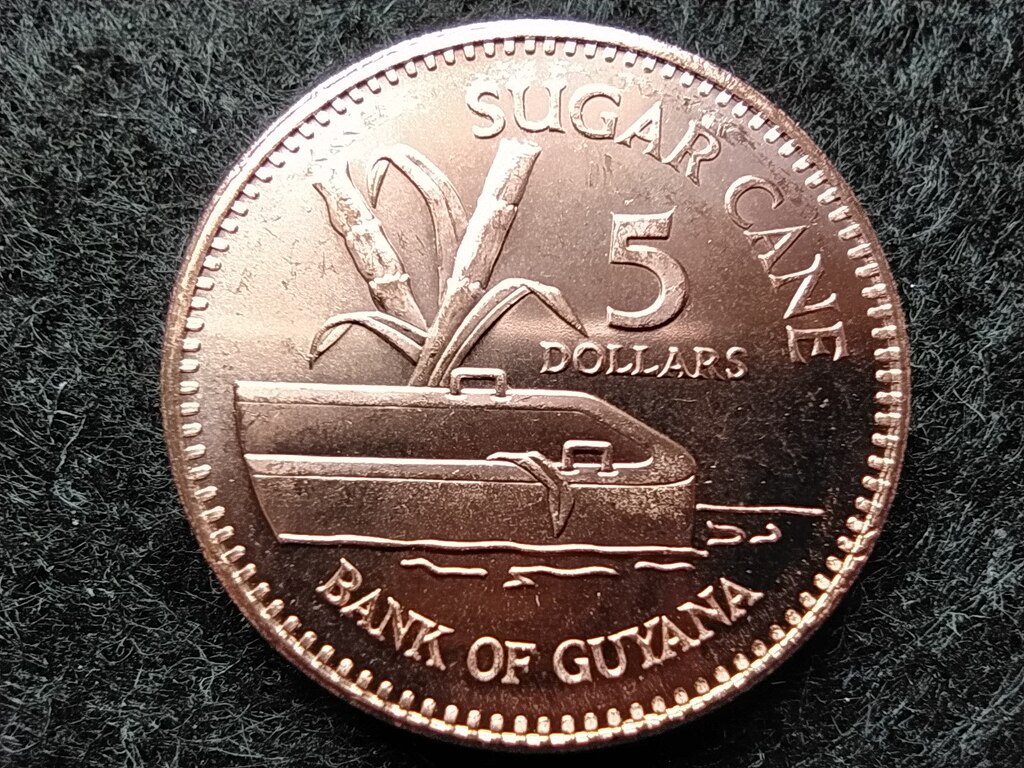 Guyana Köztársaság (1970-) 5 Dollár 2008