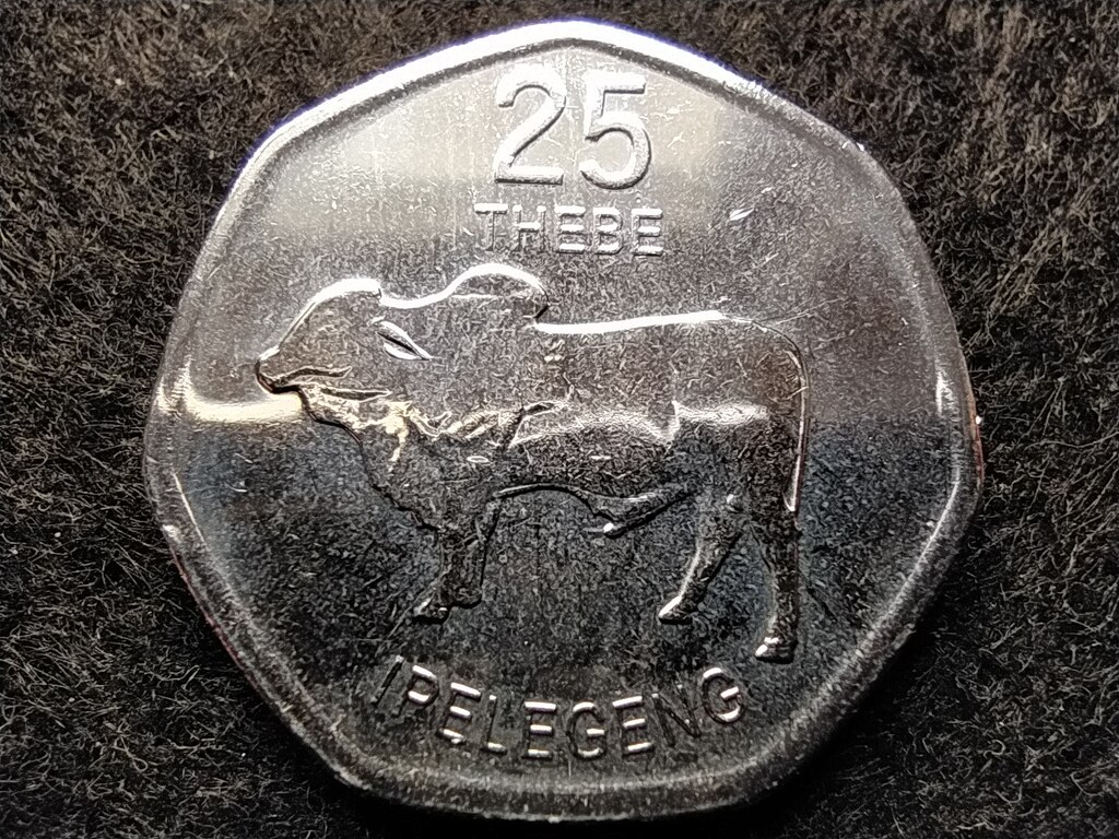 Botswana Köztársaság (1966-0) 25 Thebe 2013 UNC