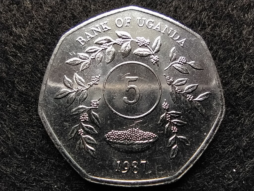 Uganda 5 shilling 1987